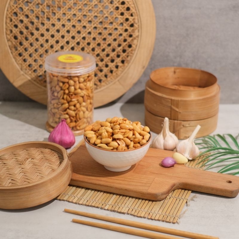 

[PROMO] RILEJO KACANG GORENG KACANG BAWANG GURIH RENYAH ASIN ENAK KEMASAN TOPLES 800ml