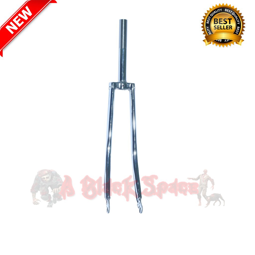 Fork Sepeda Balap Jadul 27 Standar Chrome Fork Classic Balap