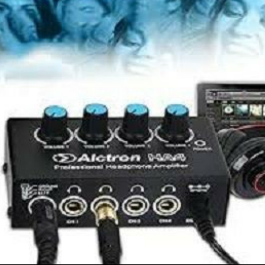 headphone amplifier 4 channel ha4 plus alctron