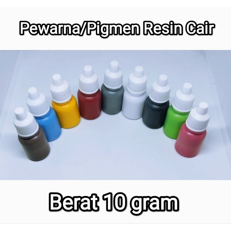 Pewarna Resin Cair/Liquid Dye Resin/Pigmen Resin isi 10ml Murah