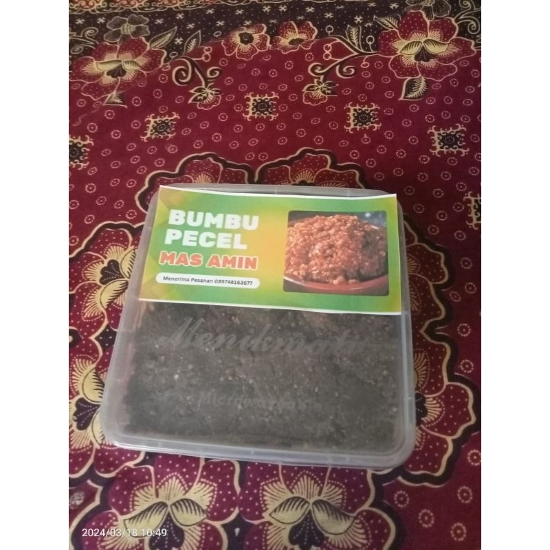 

bumbu pecel mas amin