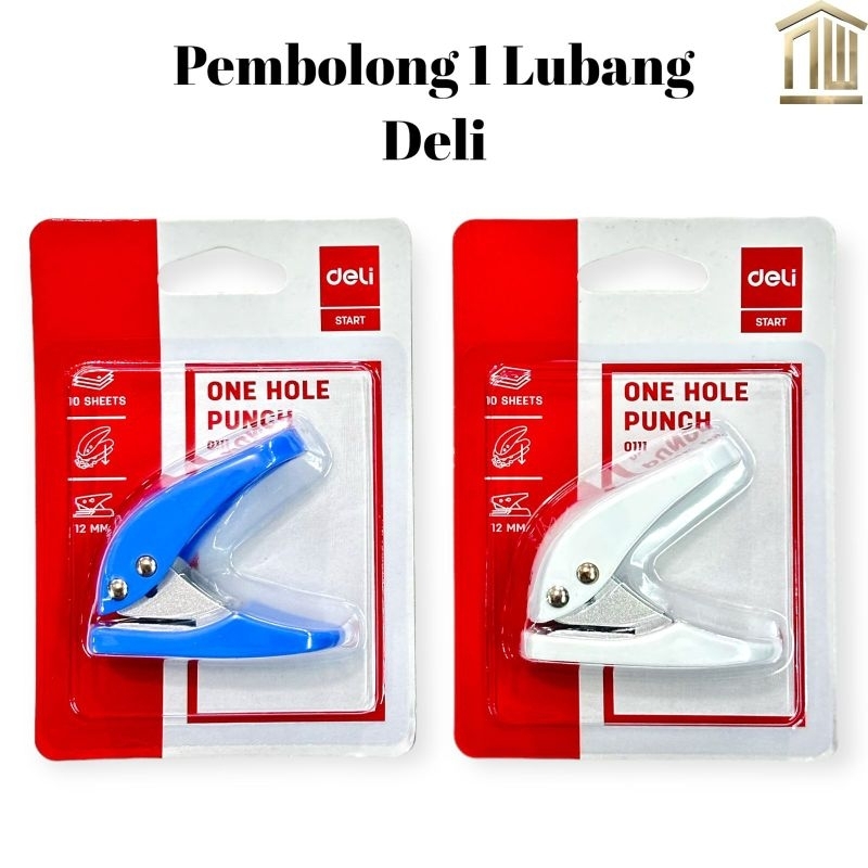 

Punch / Pembolong Kertas 1 Lubang Deli 0111