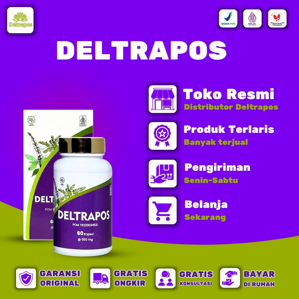 Obat Keputihan Berwarna Hijau Tapi Tidak Bau - Herbal Deltrapos BPOM & Halal MUI