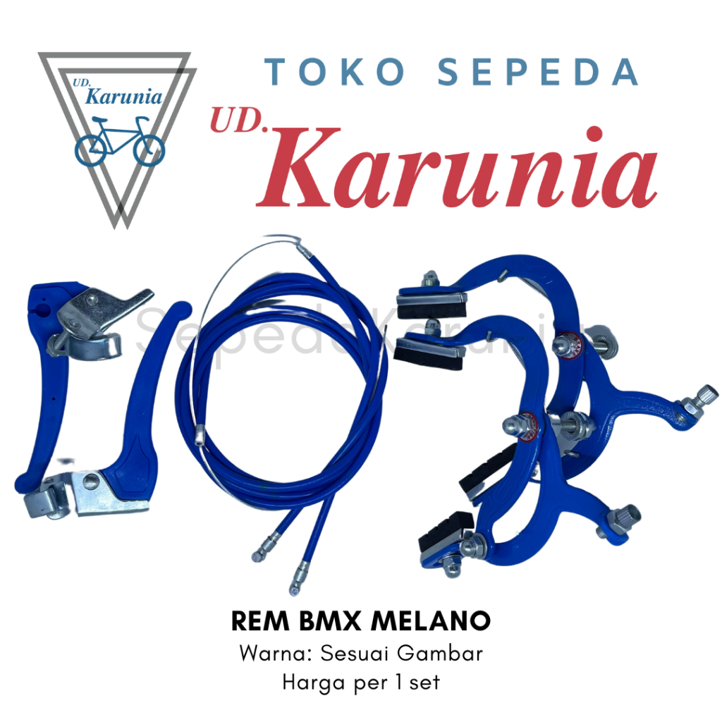 Rem Komplet Brake Set Sepeda BMX Merk Melano