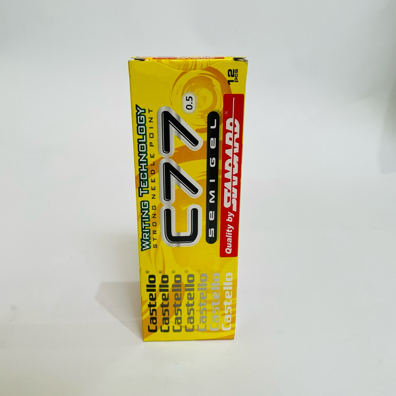 

Pena Standard Castello C77 Hitam (1 Pak 12 Pcs)