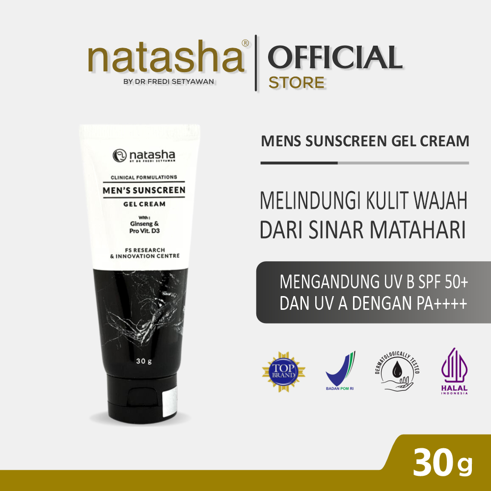 Natasha Men's Sunscren Cream 30gr