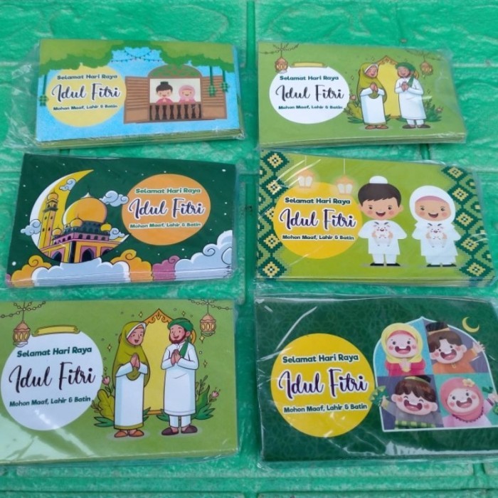 

KIKY AMPLOP LEBARAN IDUL FITRI GAMBAR LUCU ISI 20 PCS 1 MOTIF GAMBAR