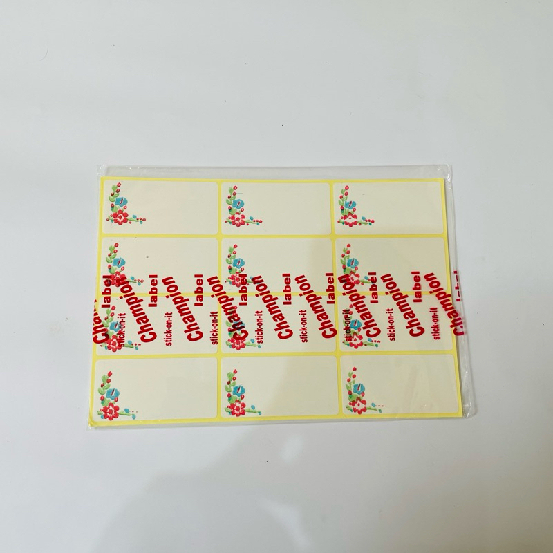 

Kertas Stiker Label Undangan Nama 103 Motif