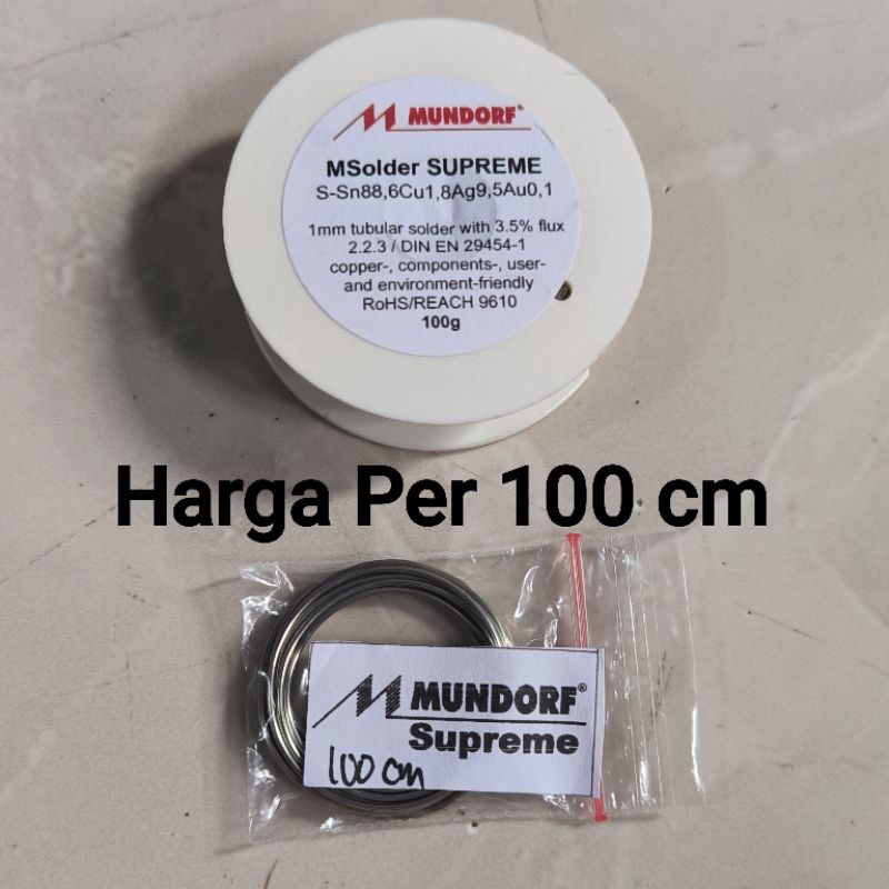 Timah Solder 100cm - Mundorf SOLDER SUPREME