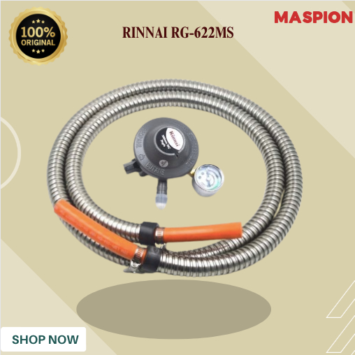 REGULATOR GAS RINNAI RG-622MS Low Pressure/GAS RG-622MS/GAS RG-622MS/RG-622-MS/RINNAI REGULATOR ORI