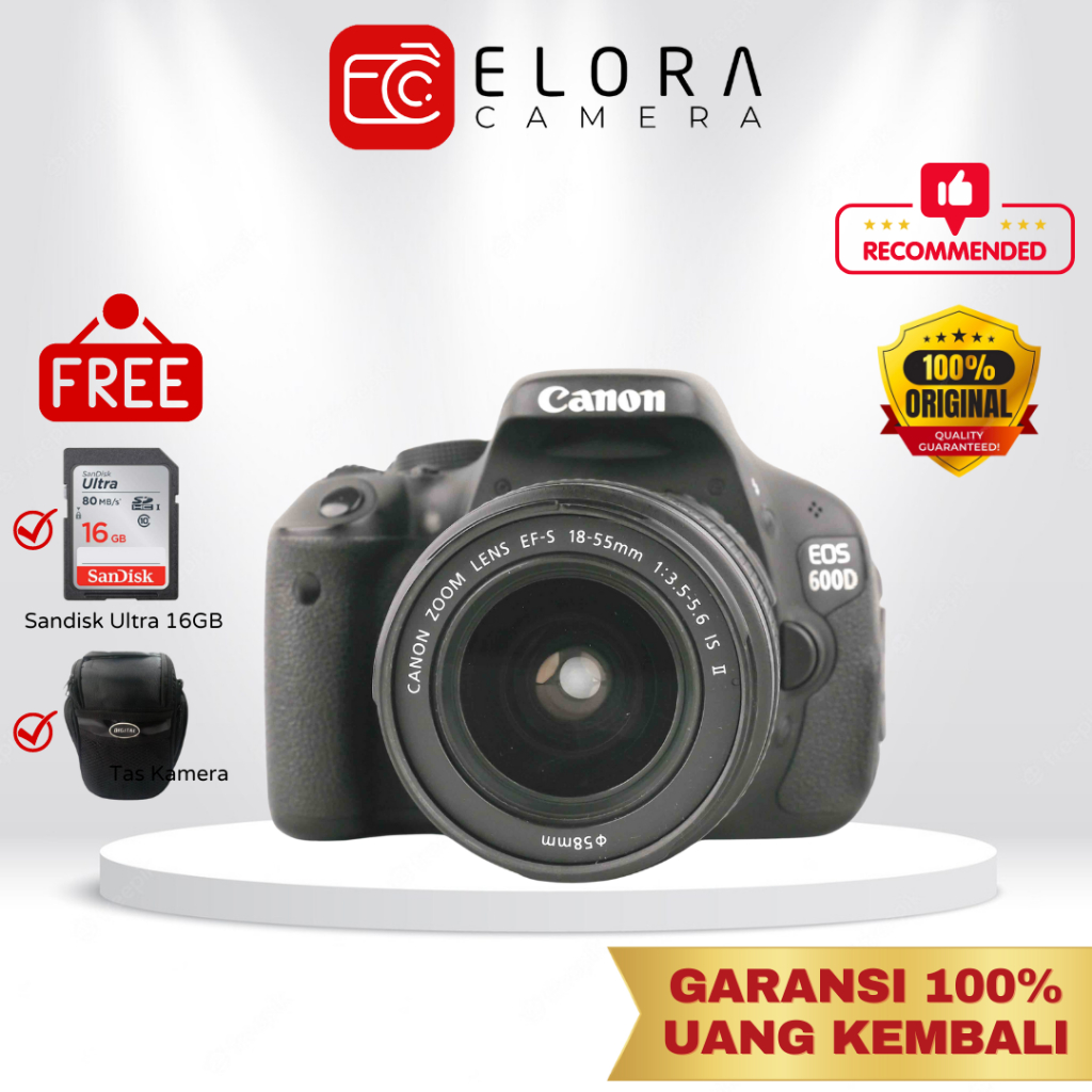 Canon EOS 600D Kit 18-55mm / Kamera Canon 600D / EOS 600D