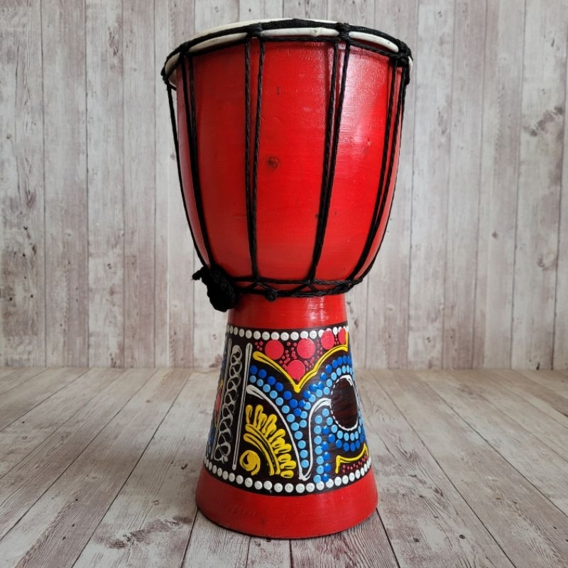 ✔️READY Alat Musik Jimbe tinggi 40 cm, Mainan Anak / jimbe Jumbo Kendang Jimbe