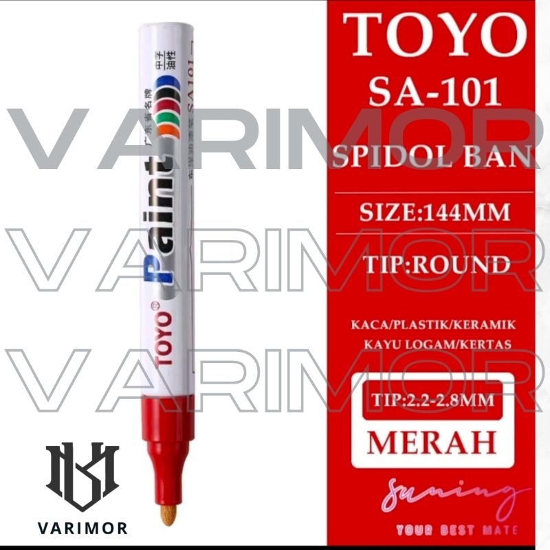

SPIDOL BAN PERMANEN WARNA MERAH MOTOR, MOBIL DLL