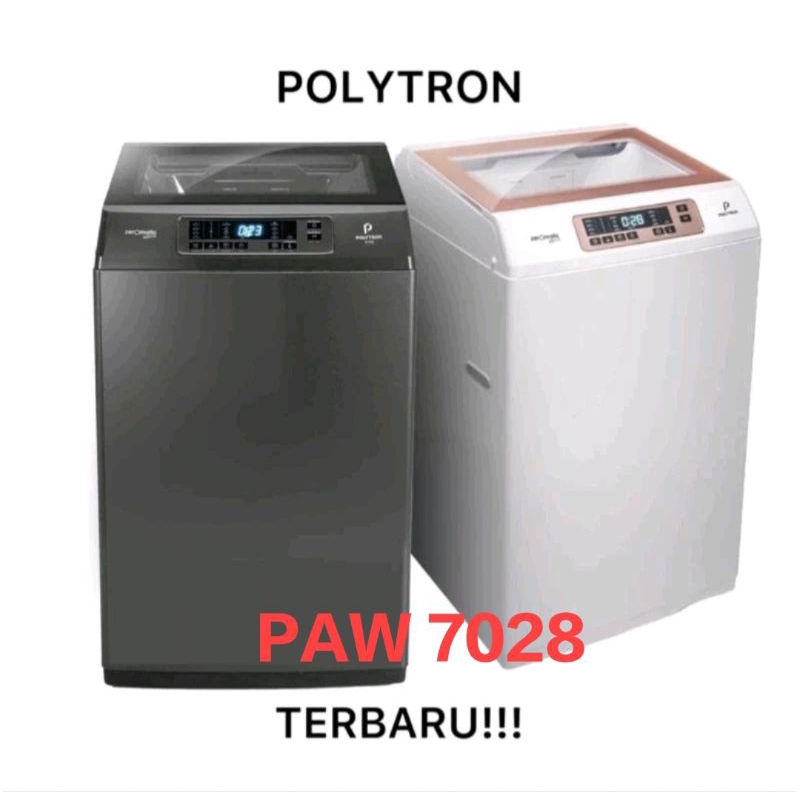 Mesin Cuci Polytron PAW 7028 Top Loading Zeromatic Mesin Cuci Polytrob 1Tabung 7KG
