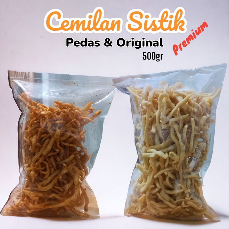 

Produk Baru - Cemilan Sistik Premium original dan pedas