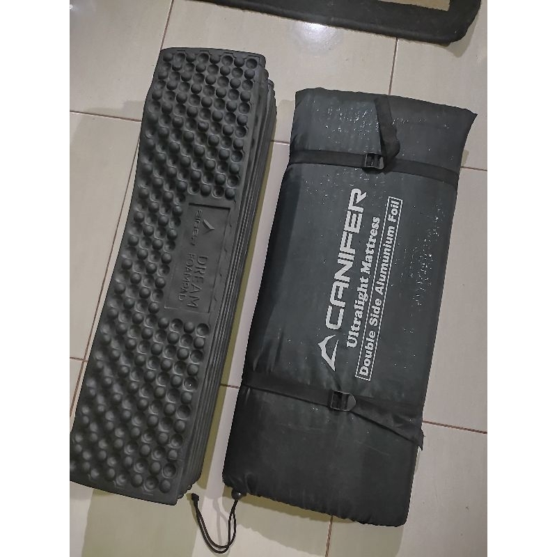 Matras foil 2p no minus, matras lipat Eiger minus ada hole kecil