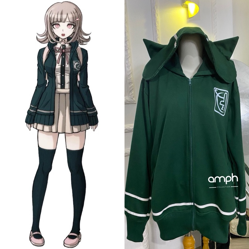 ART A34D Jaket Sweater Cosplay Danganronpa chiaki Nanami school Unifrom