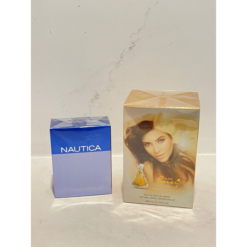 Parfum Nautica Voyage 100ml EDT + Honey by Kim Kardashian 100ml EDP