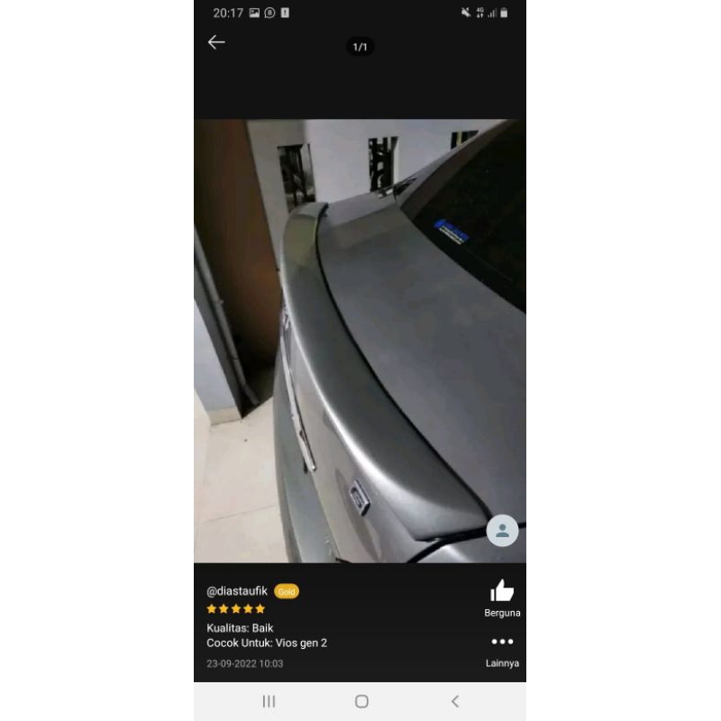 Ducktail Vios gen 2 slime