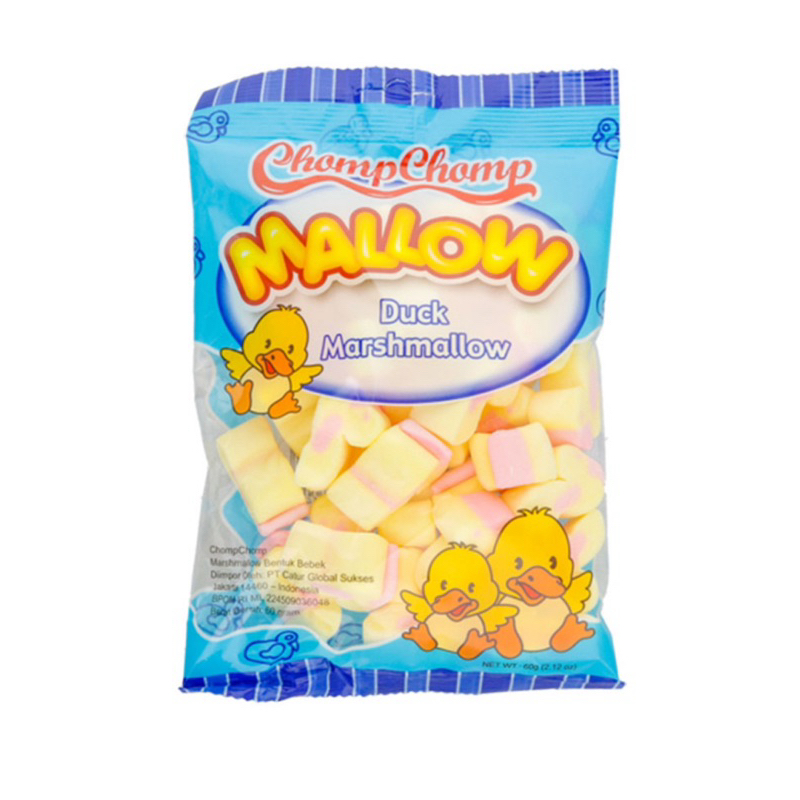 

Chomp-Chomp Mallow Duck Marshmallow 60 g Chomp-Chomp Mallow Car Marshmallow 60 g