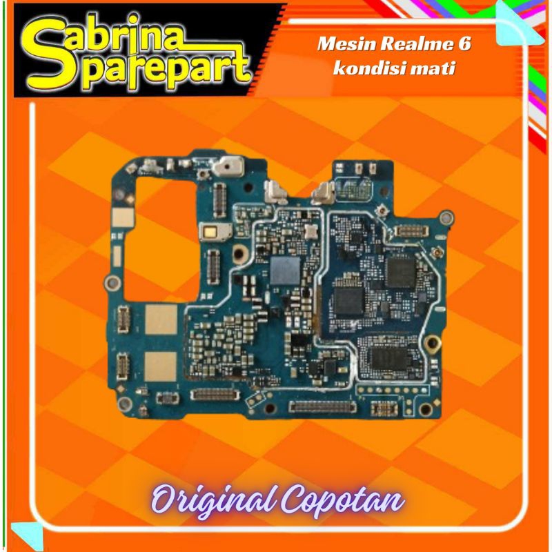 Mesin Realme 6 RMX2001 4/128 Matot Mati Total