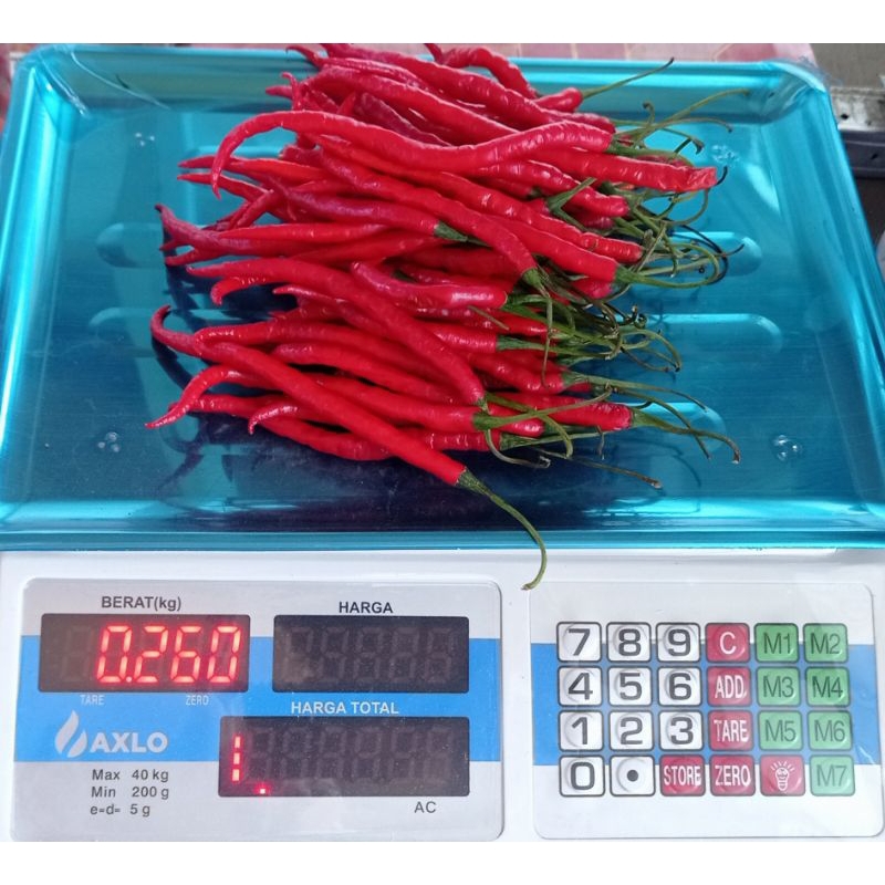 

Cabe/cabe merah 1/4 250 gram