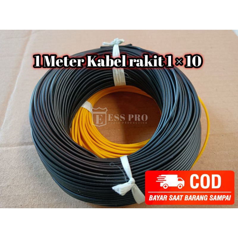 1 meter kabel rakit kecil 1×10 kabel serabut tunggal kabel lampu alis kabel layangan kabel asesoris 