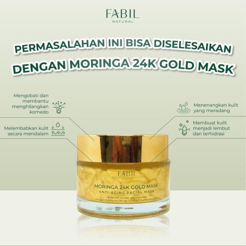 Moringa 24K Gold Mask