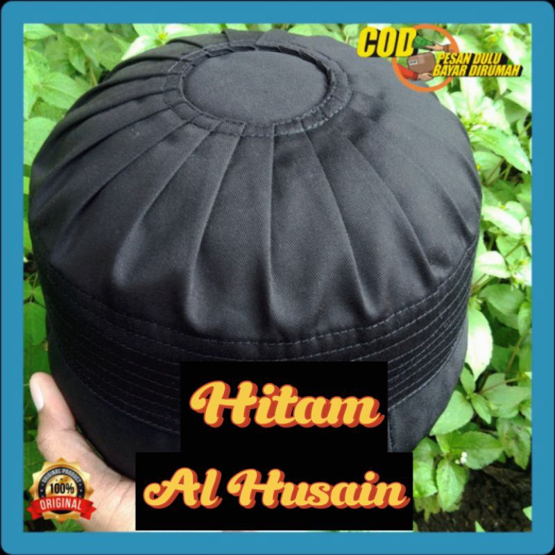 Peci hijazi hitam putih kopiah ijazi kopyah ijaji AHA HQ haqqani habib syech songkok kain murah anak