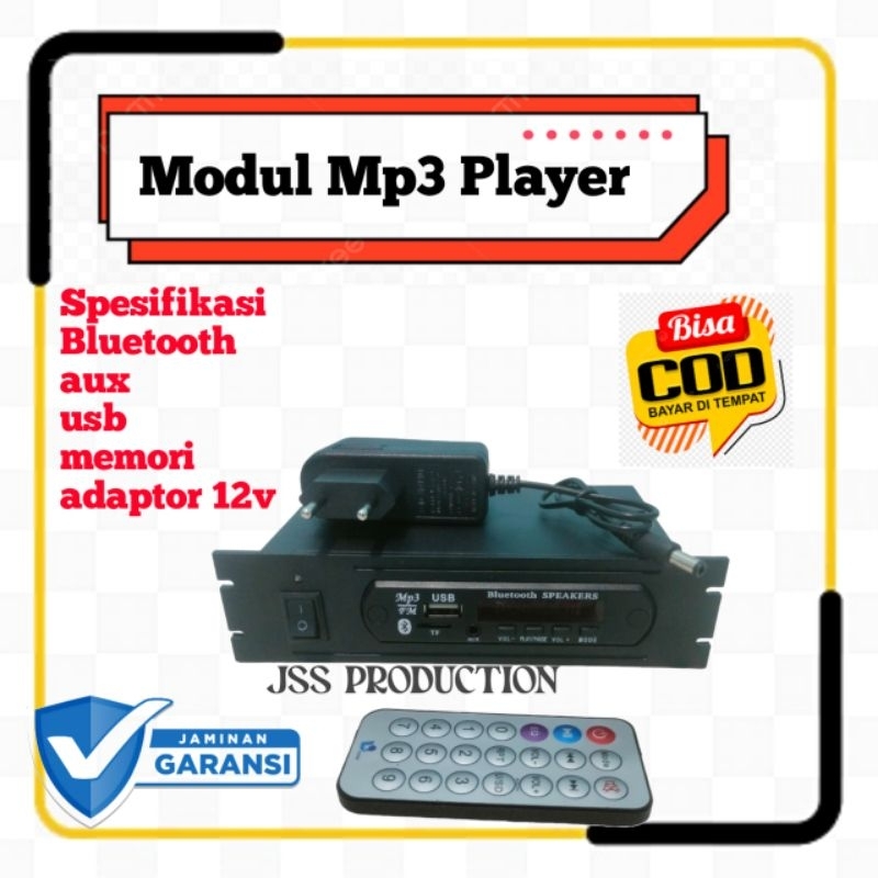 Modul Mp3 Bluetooth 12 volt Siap pakai