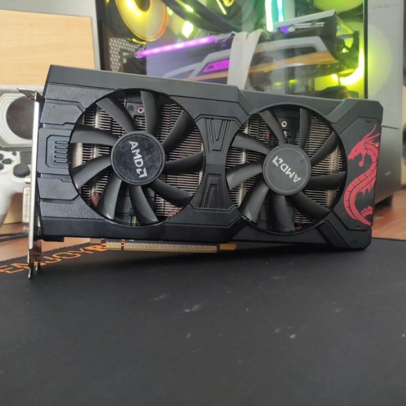 VGA RX 570 4GB FULL PORT VGA 4GB DDR5 256-BIT