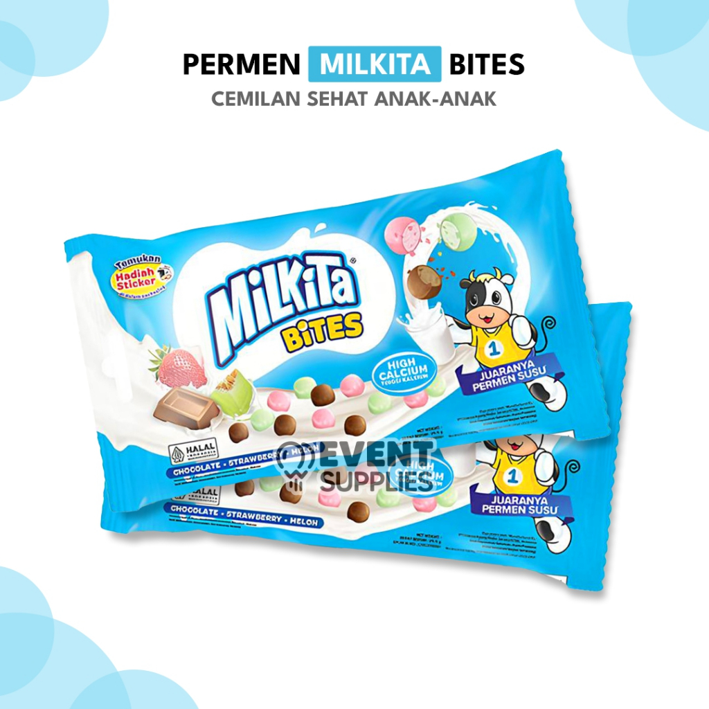 

Permen Milkita Bites Candy Sachet / Permen Viral rasa Susu Buah Candy Bites