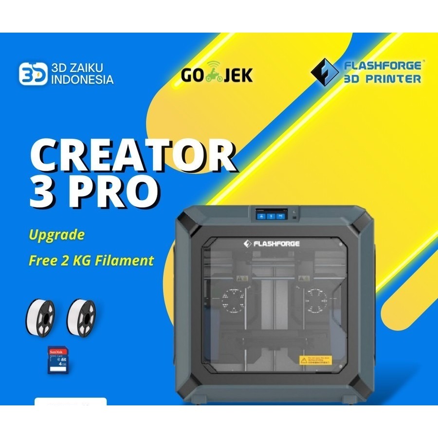 3D Printer Flashforge Creator 3 IDEX Independent Dual Extrusion