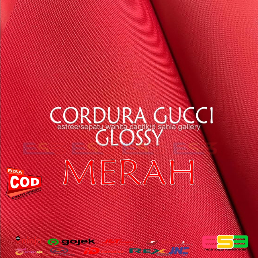 Kain Bahan cordura Guci Gucci waterproof meteran Bahan tas Polos Motif  Kain Cordura Cordurai 600d B