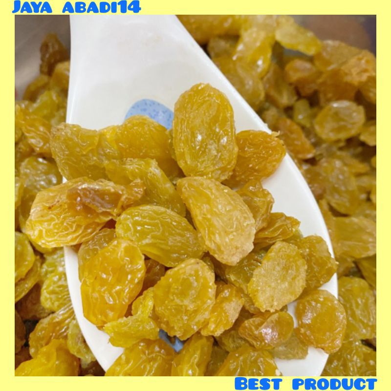 

Manisan Kismis / Kismis Golden Raisin / Kismis Jumbo