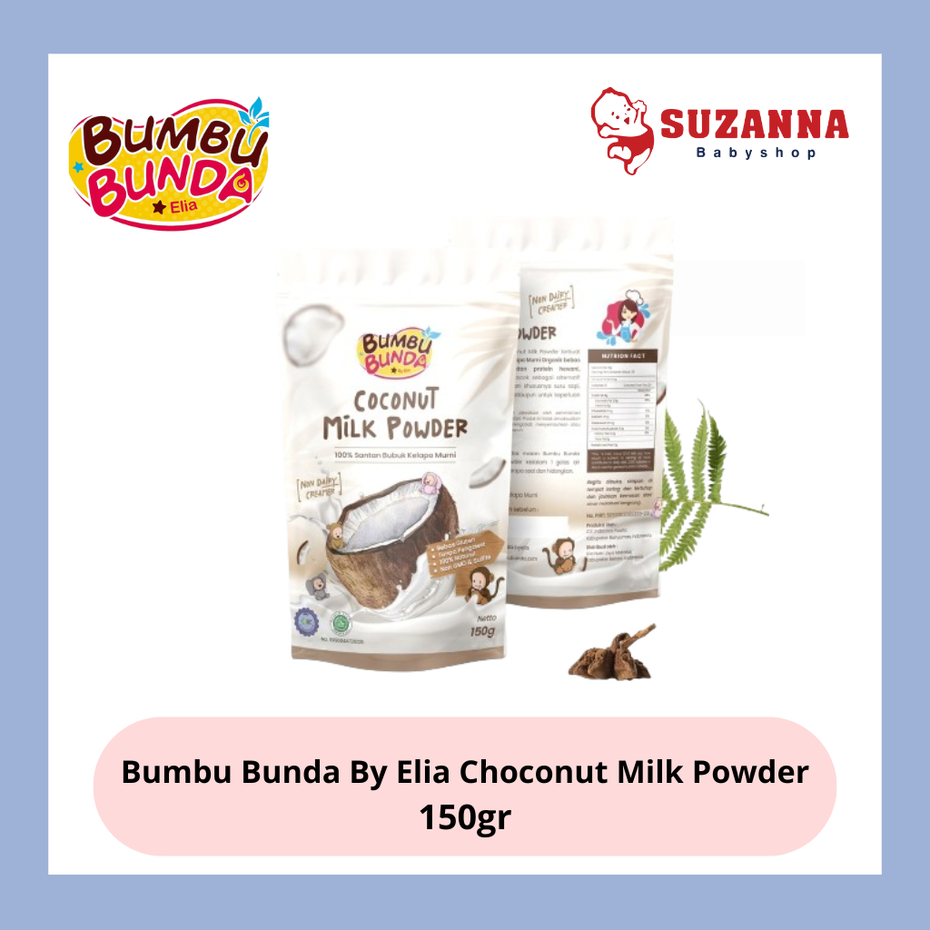 

Bumbu Bunda by Elia Coconut Milk Powder - 150GR/ Santan Bubuk Organik 100% Kelapa Murni Non Pengawet Gluten Free