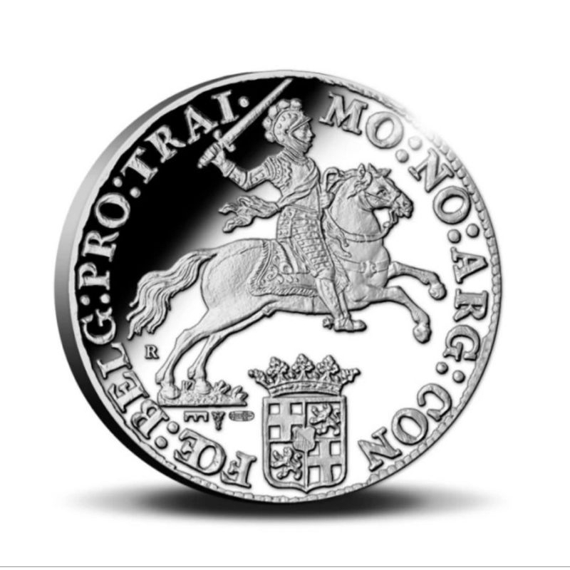 Perak Silver Coin Belanda Ducaton Restrike 2021 Royal Delft 1 oz