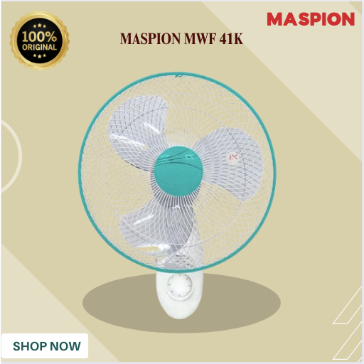 MASPION KIPAS DINDING MWF 41K KIPAS ANGIN/MWF-41K/MWF 41K/MWF41K/KIPAS DINDING MASPION GARANSI ORI