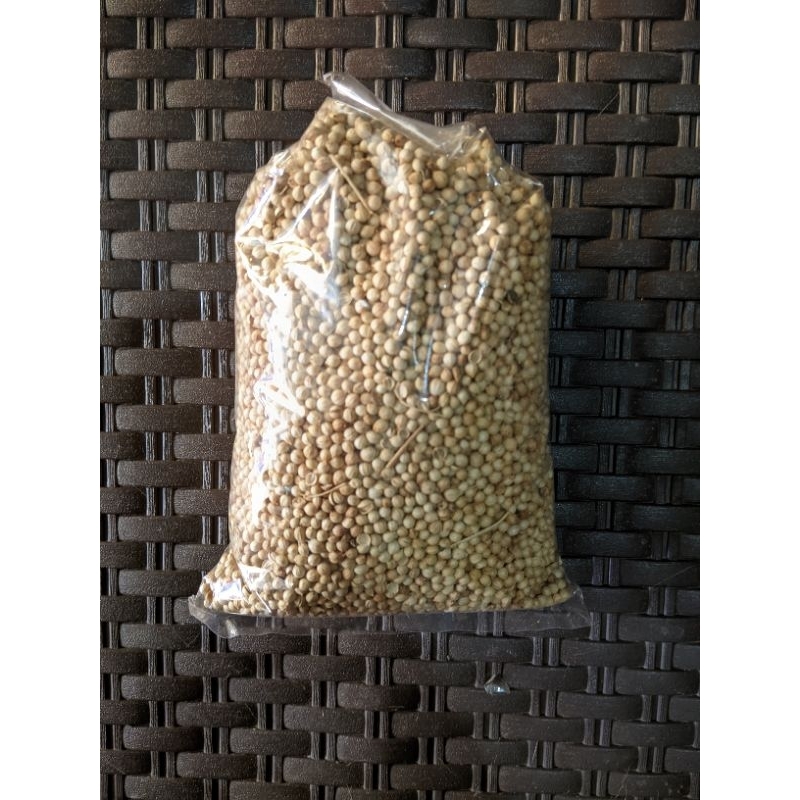 

ketumbar biji, warna putih,1 bks