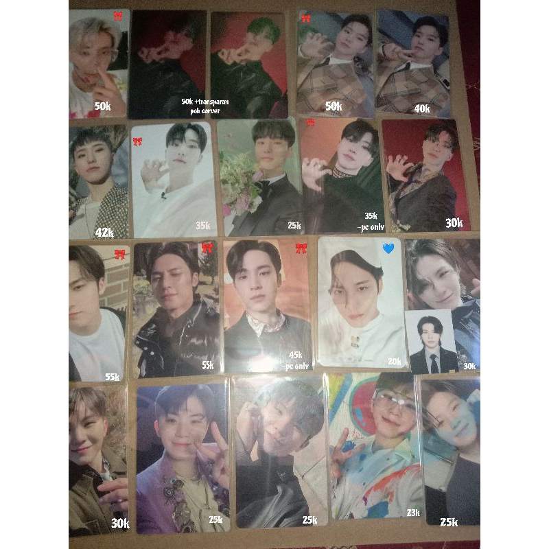 Photocard seventeen official mingyu hoshi in the soop fml cemong ready