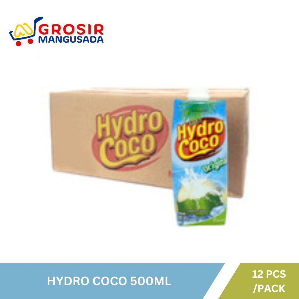 

Minuman Air Kelapa Hydro Coco Natural Health Drink 500ml Harga Grosir - 12 pcs