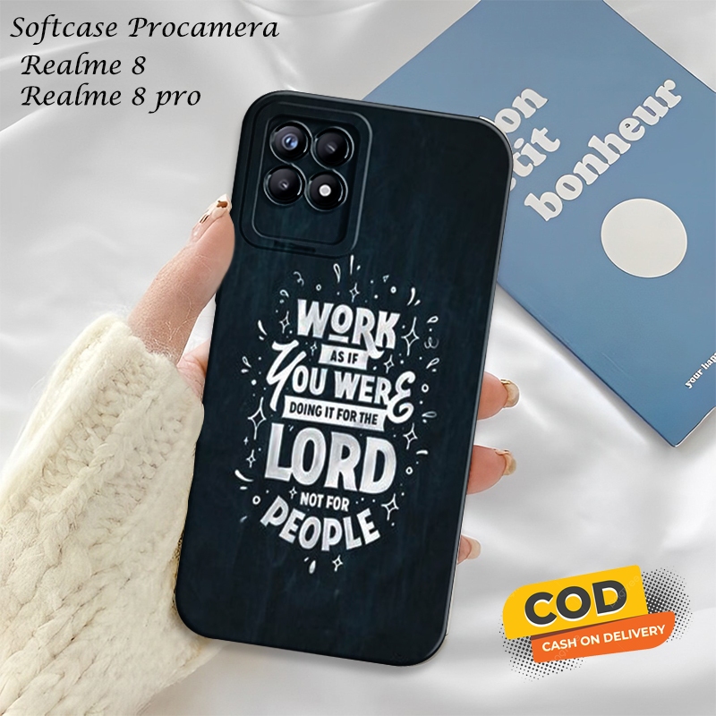 Casing Hp Realme 8 5G / 8 Pro Terbaru - Bahan Silicon Lentur - Case Realme 8 5G / 8 Pro - Soft Case 