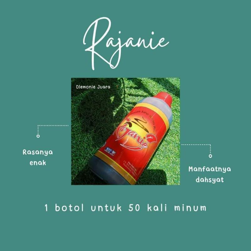 

RAJANIE ( Ramuan Jahe Merah Masa Kini)