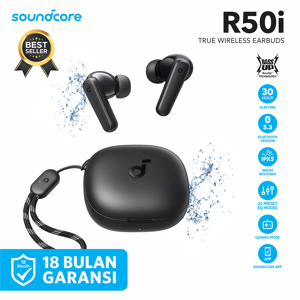 TWS Anker Soundcore Earphone  R50i Garansi Resmi 100% Original