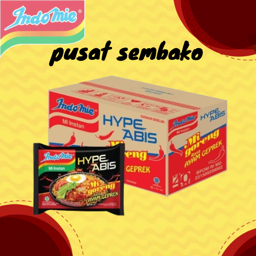 INDOMIE AYAM GEPREK 1 DUS mie geprek