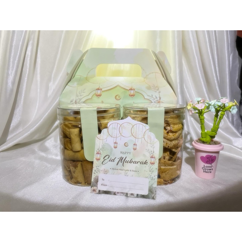 

(2 JAR) Hampers Parcel Lebaran Idul Fitri 2024 1 Jar 600ml / Hampers Lebaran / Ramadhan / Idul Fitri / Eid Mubarak