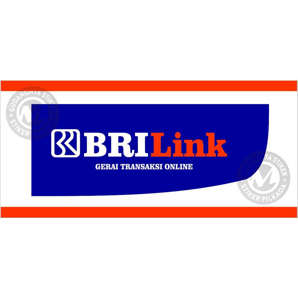 

STIKER VINYL MEJA KASIR BRILINK MODEL 10