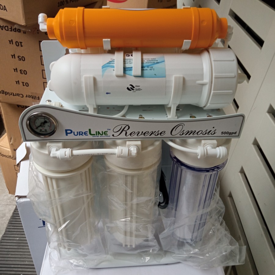 Mesin Ro 500gpd 6step komplit / ro 500 gpd pureline