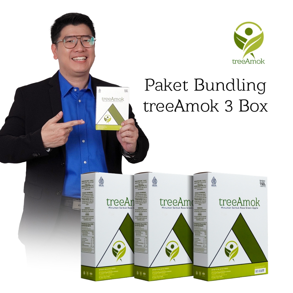 

TreeAmok Paket 3Box Minuman Herbal Penurun Diabetes