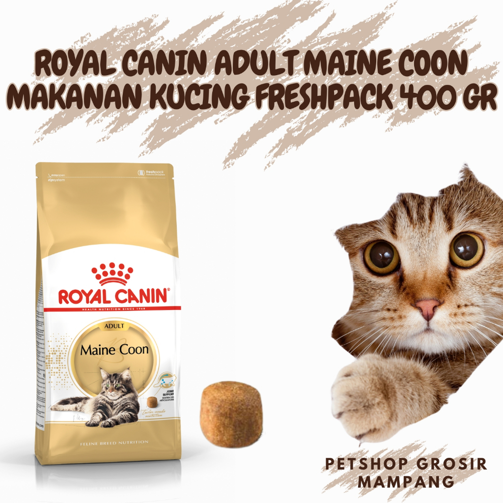 Royal Canin Maine Coon Adult Makanan Kucing MaineCoon Freshpack 400 gr
